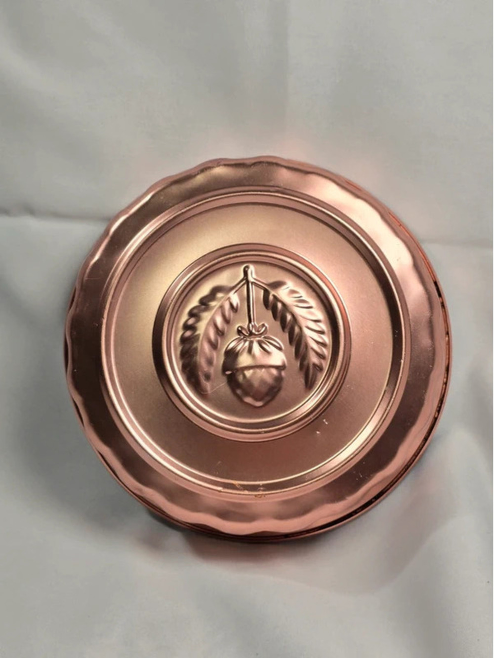 Vintage Copper Tone Acorn Jello Mold Fall Kitchen Wall Decor